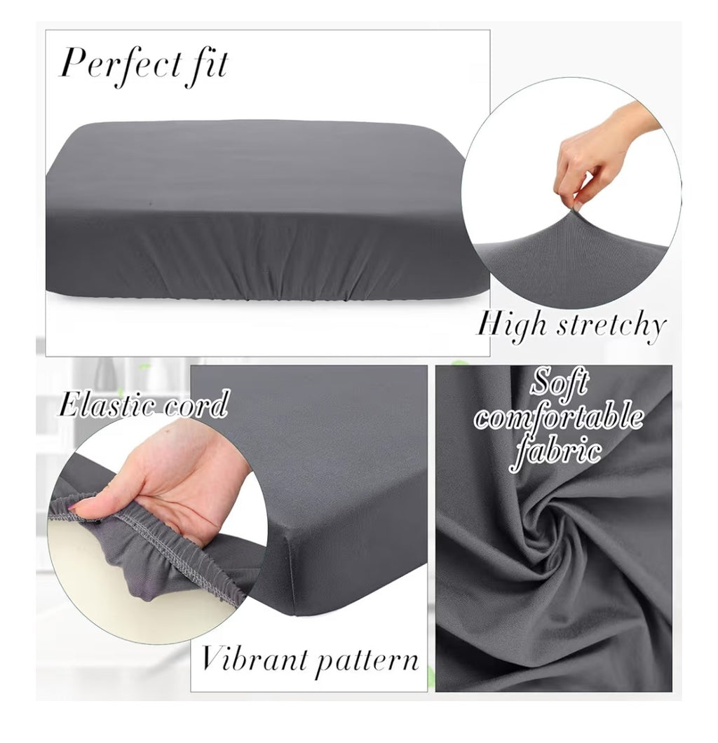 Newwiee Stretch Patio Seat Covers 4 pack