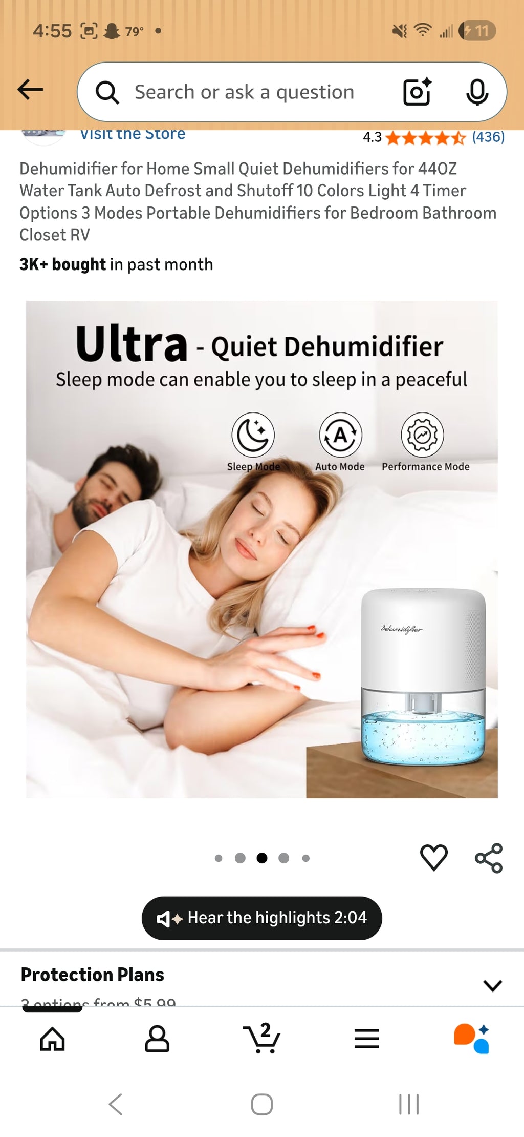 Dehumidifier 44oz