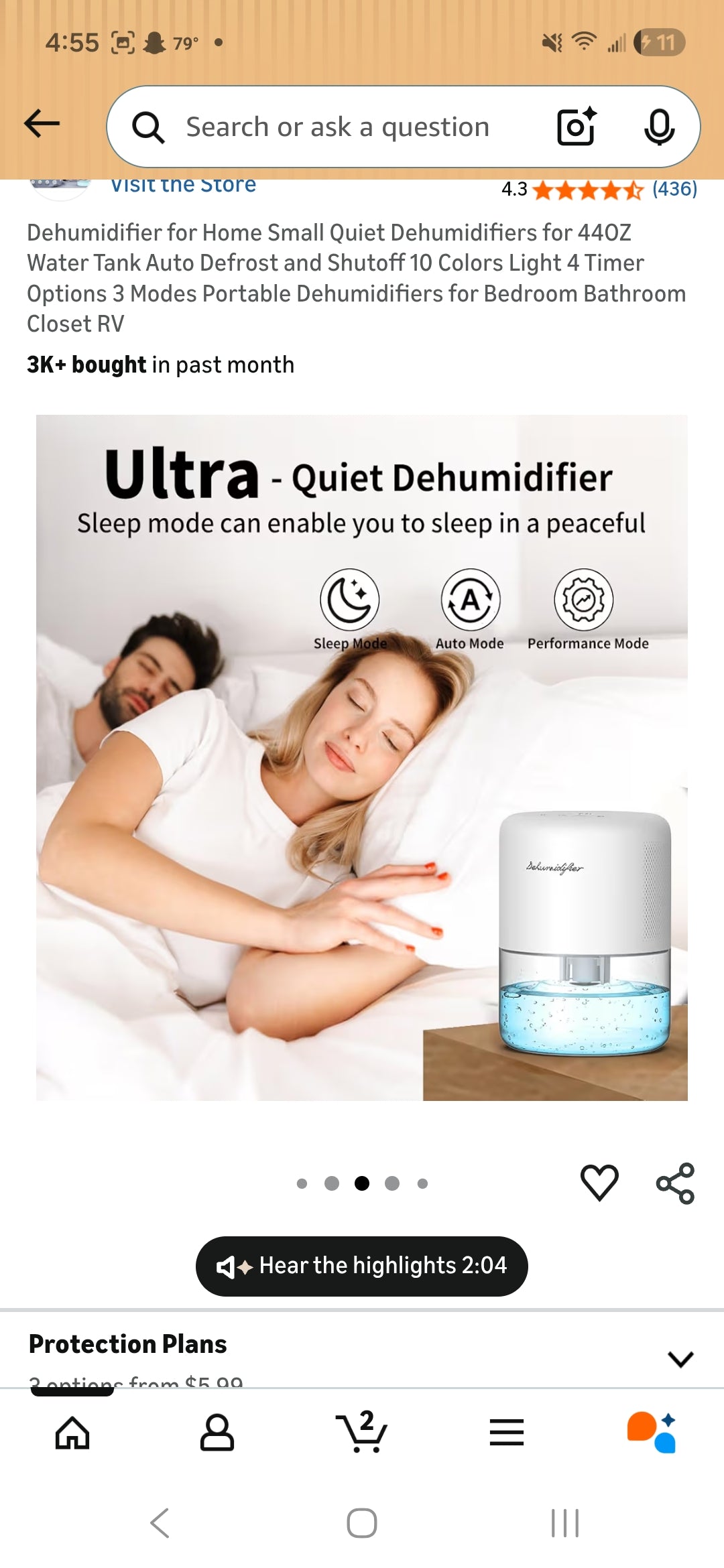 Dehumidifier 44oz