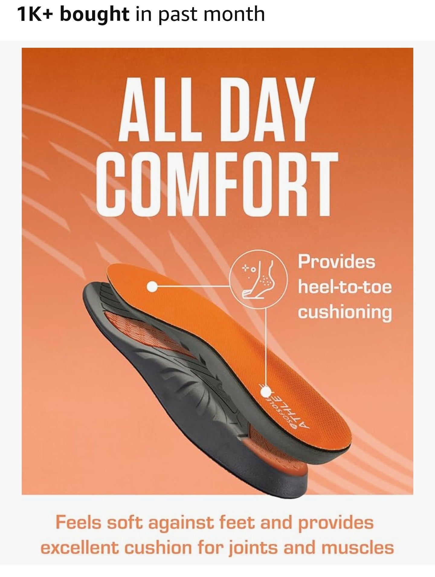 SOF SOLE ATHLETE Performance Men's Insoles