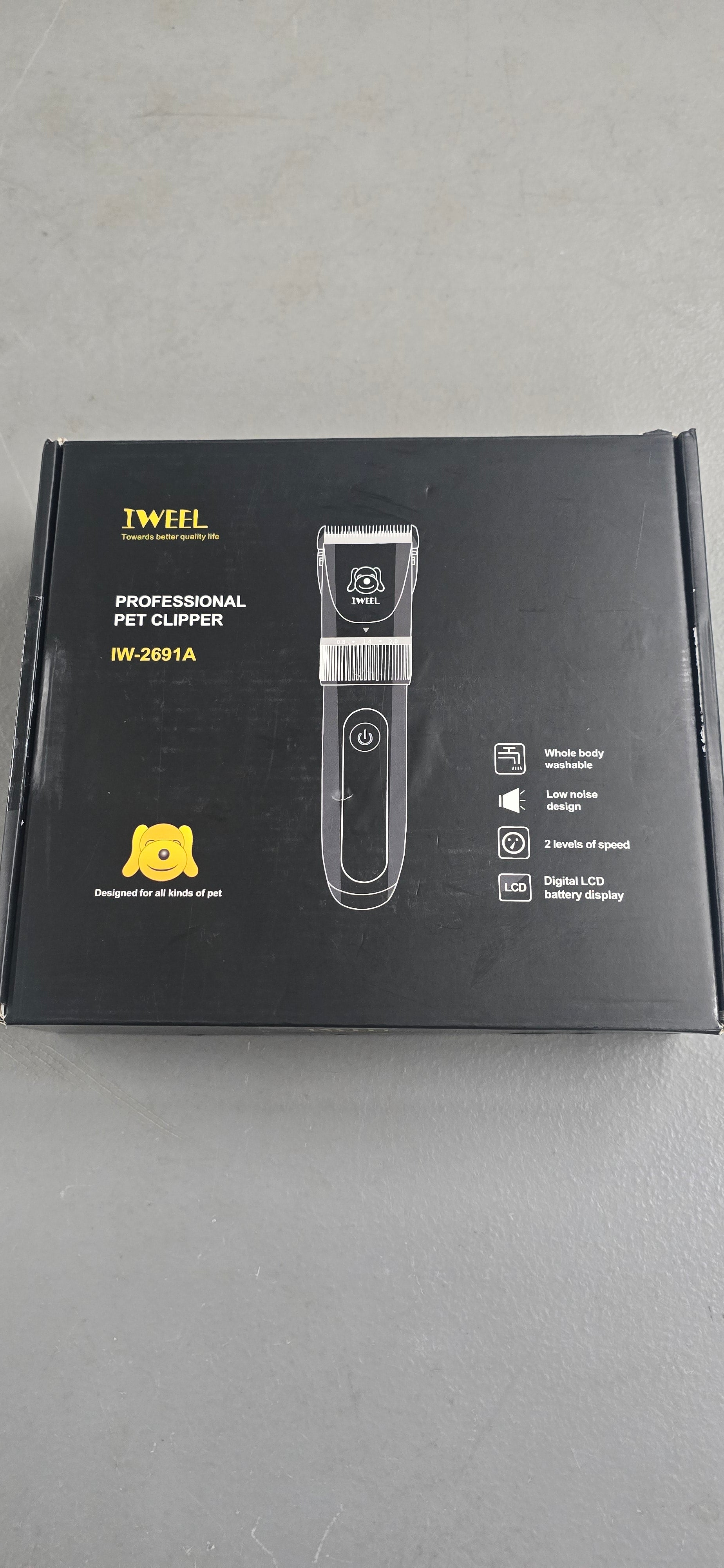 IWEEL Dog Clippers, 2-Speed Professional Rechargeable