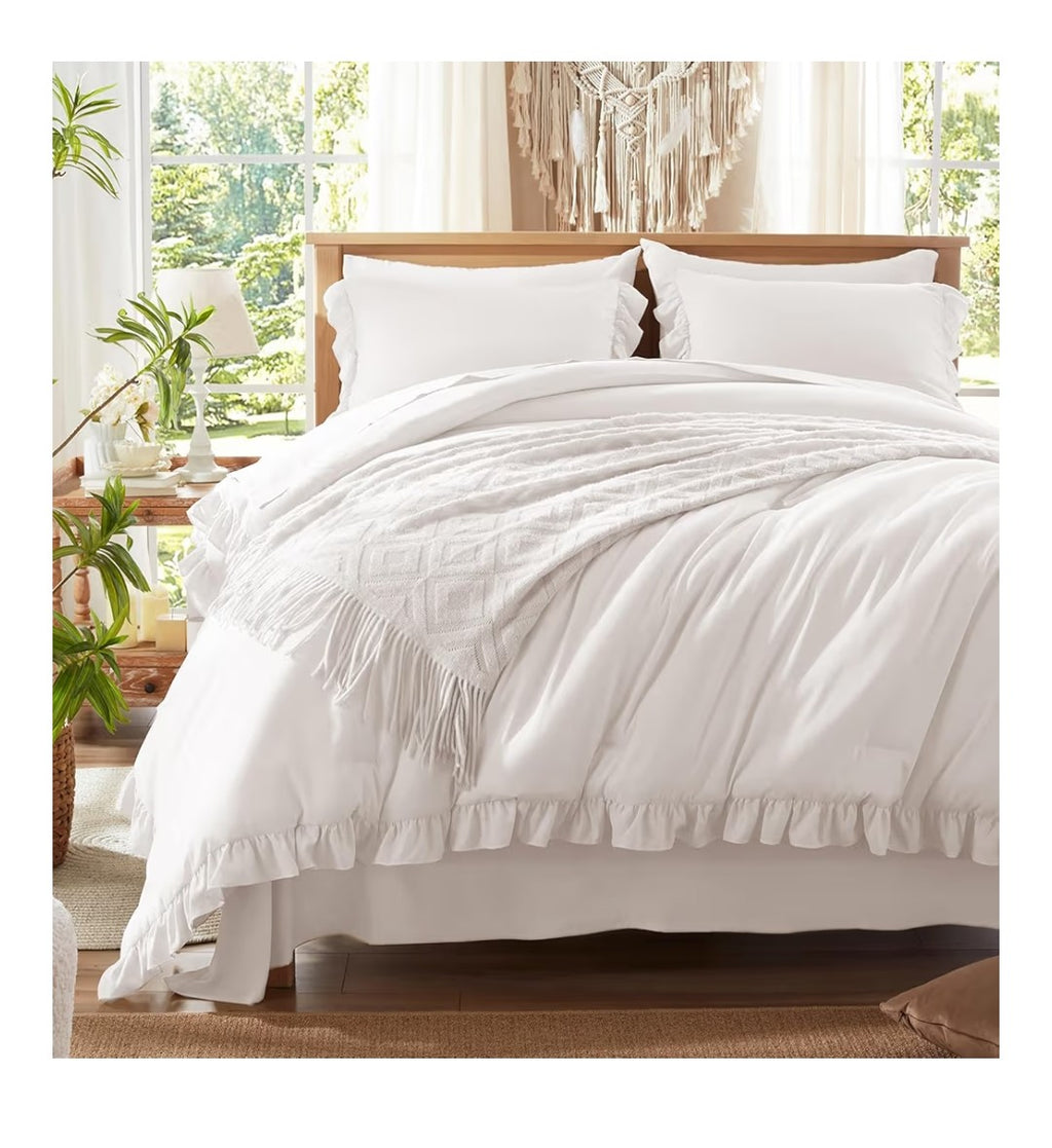 Anluoer 7 Piece Full Size Comforter Set