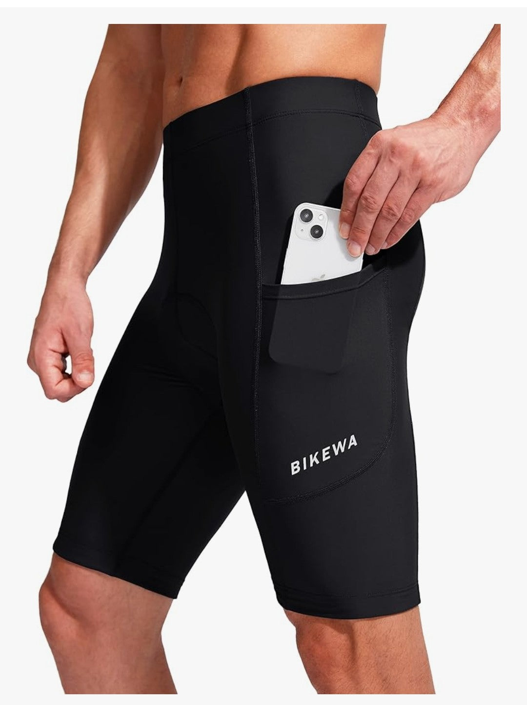 Men's Bike Shorts, Padded Cycling Shorts, Size M