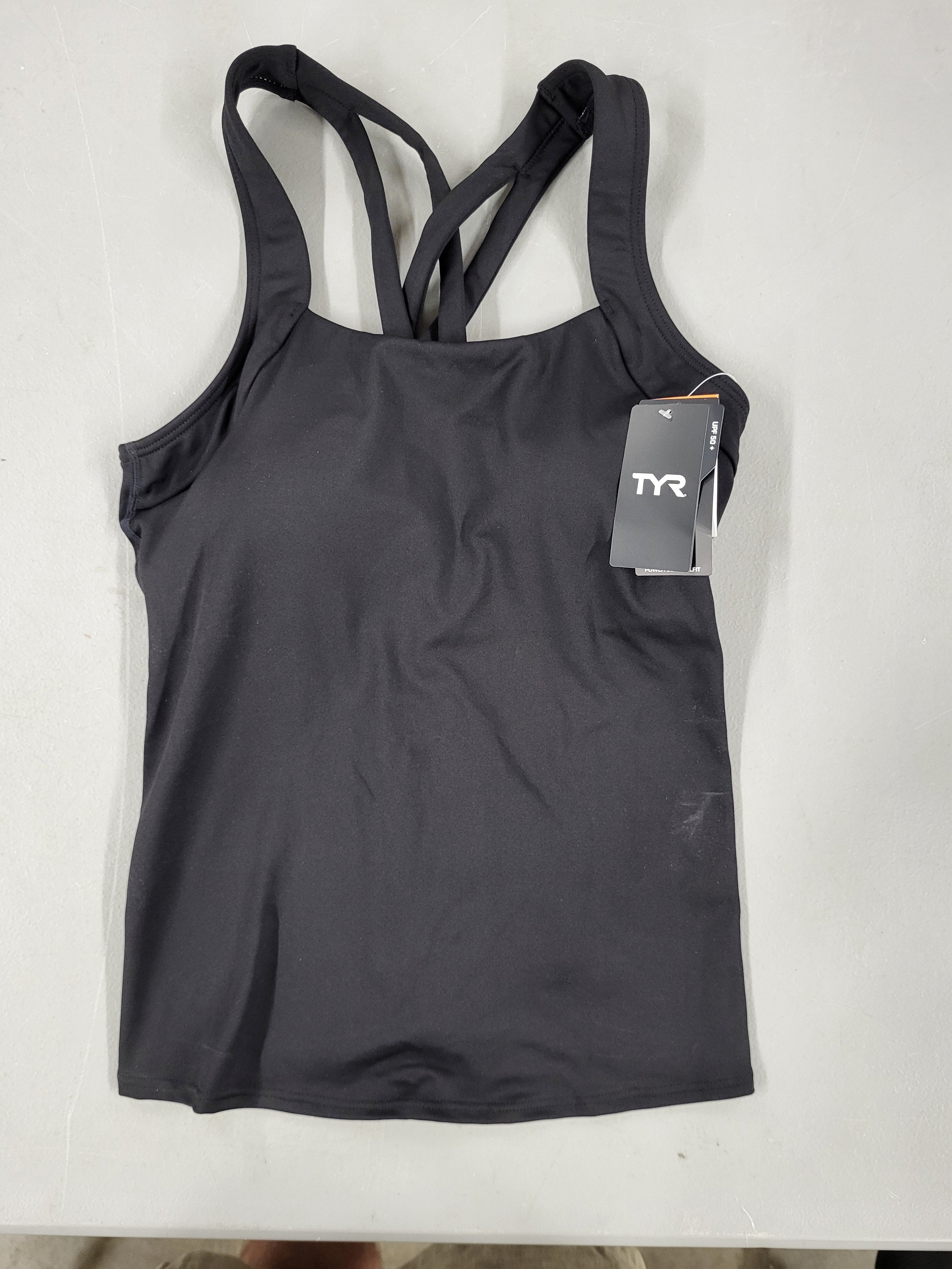 TYR Square Neck Tankini Top (Size 8)
