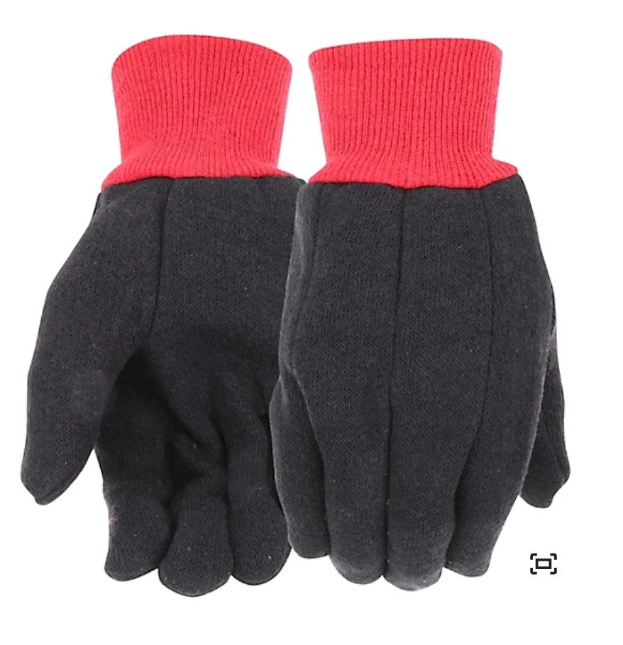 Jersey Work Gloves, 3 Pack (Large)