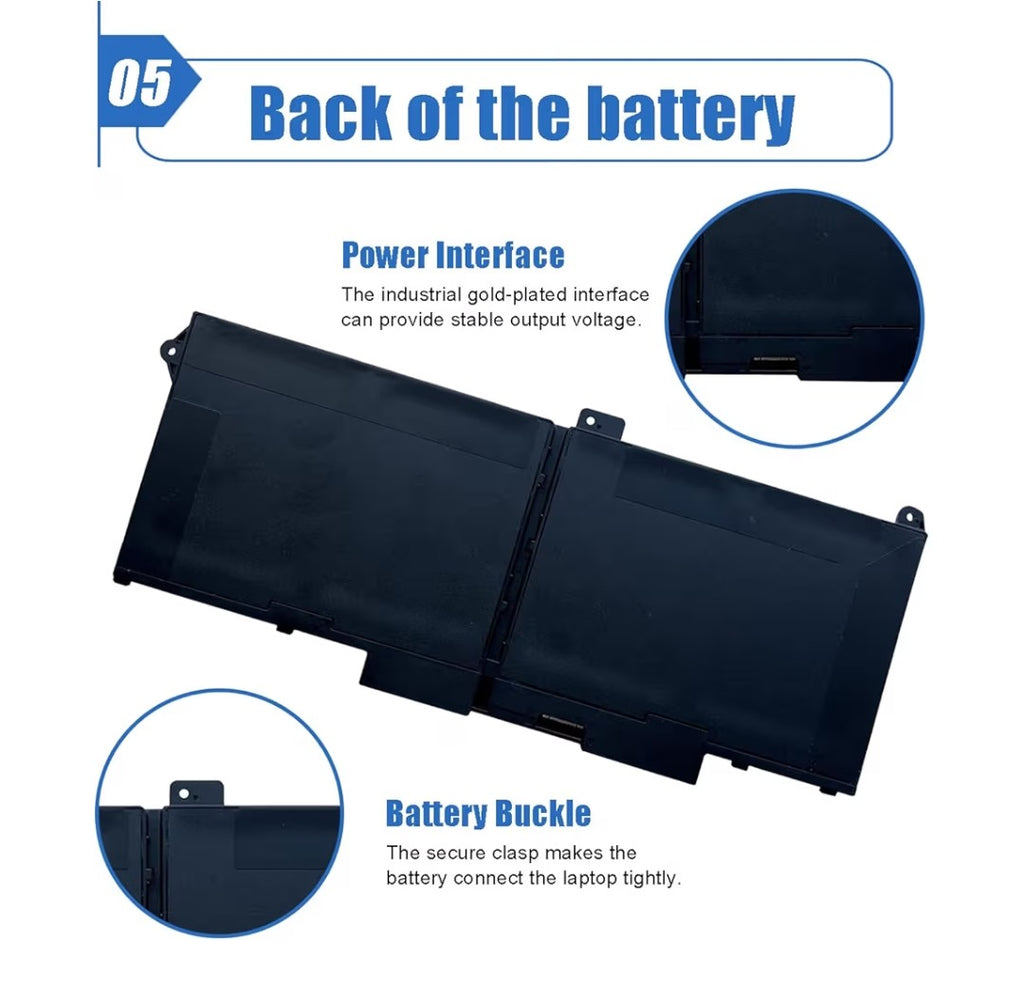 63Wh RJ40G Laptop Battery