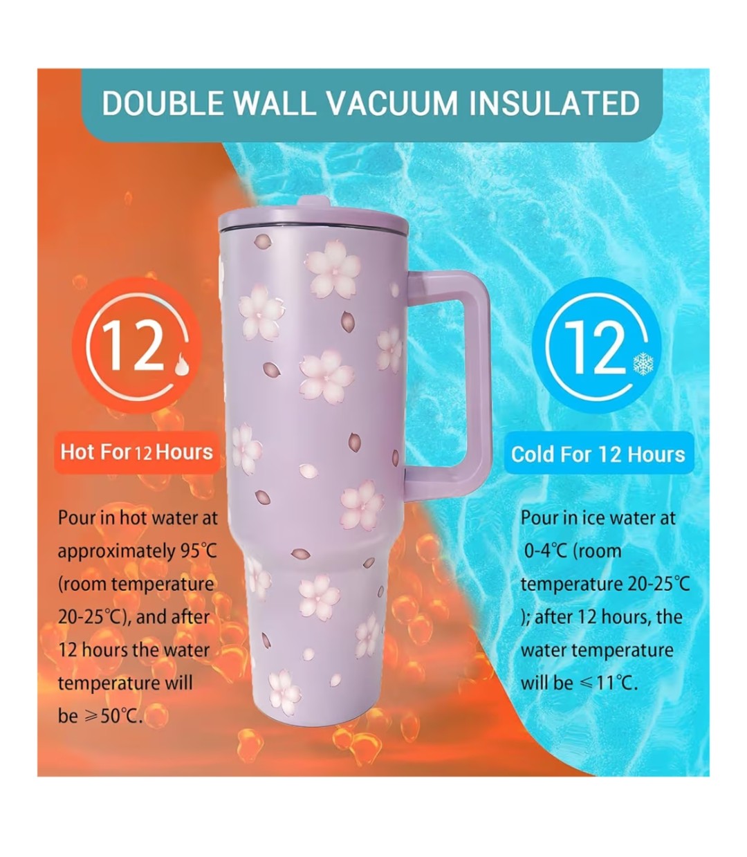 Hjocmle 40oz Tumbler Mug