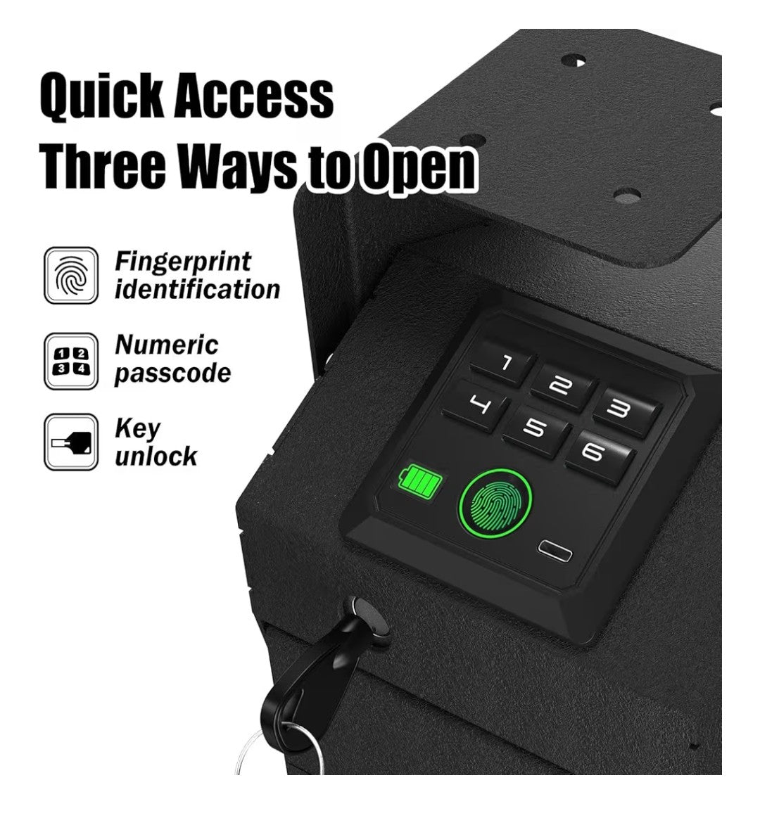 Biometric Pistol Storage Safe