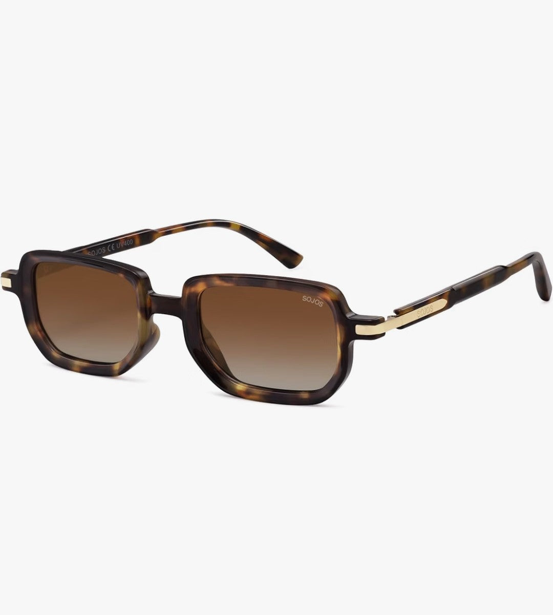 Retro Poloraized Rectangle Sunglasses