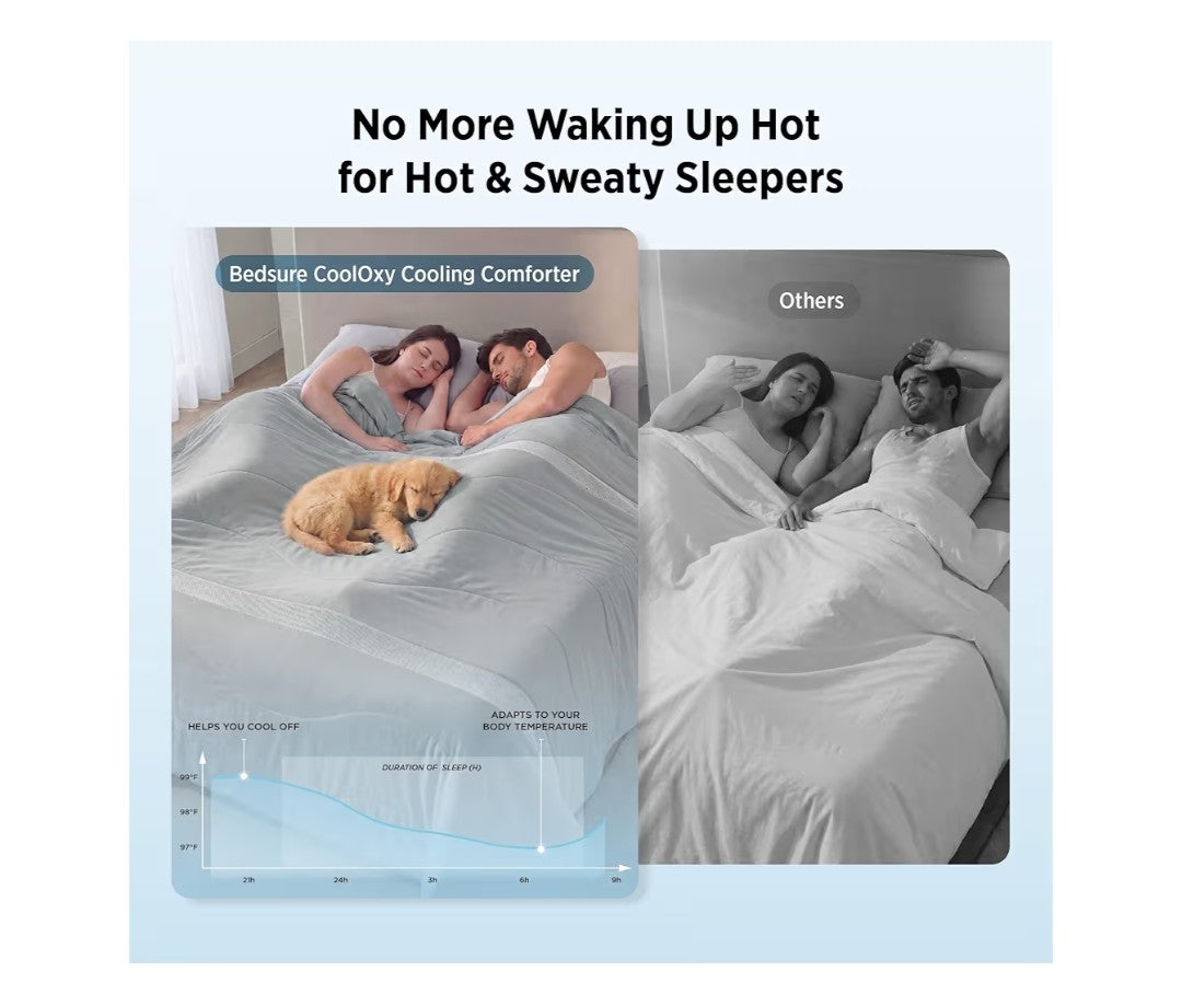 Bedsure CoolOxy Cooling Comforter (King size)