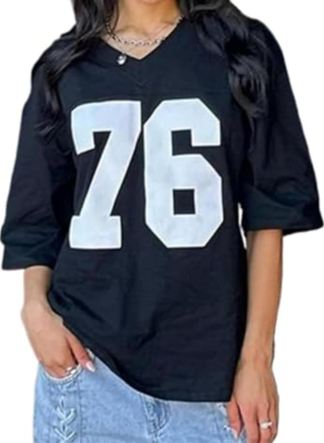 Oversized Jersey, #76 (Large)