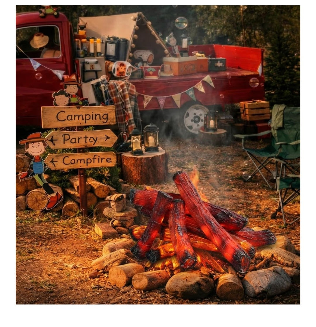 Flameless Fire Logs 10 pack