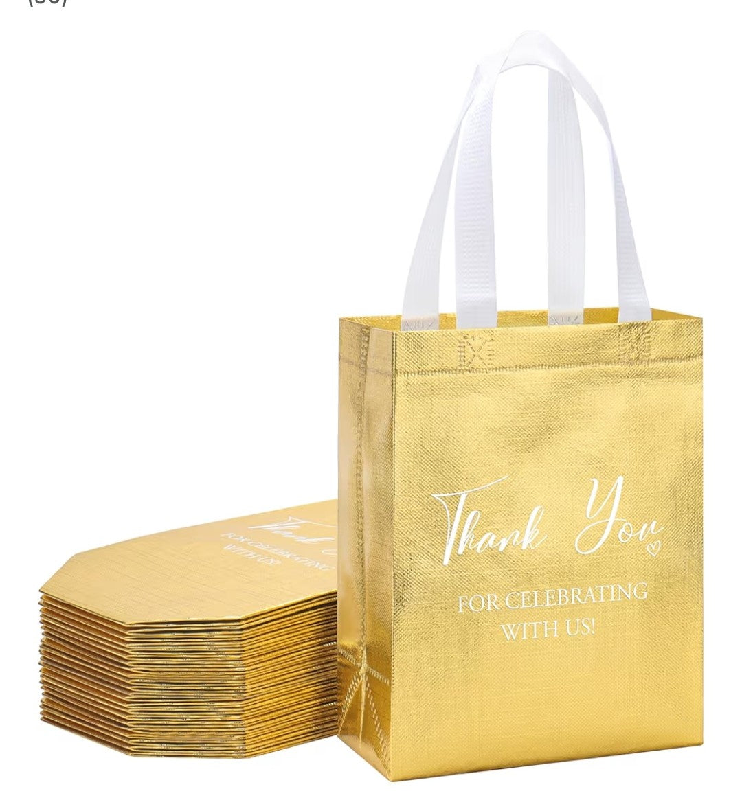 Gift Bags "Thank You for Celebrating with Us" 50pc