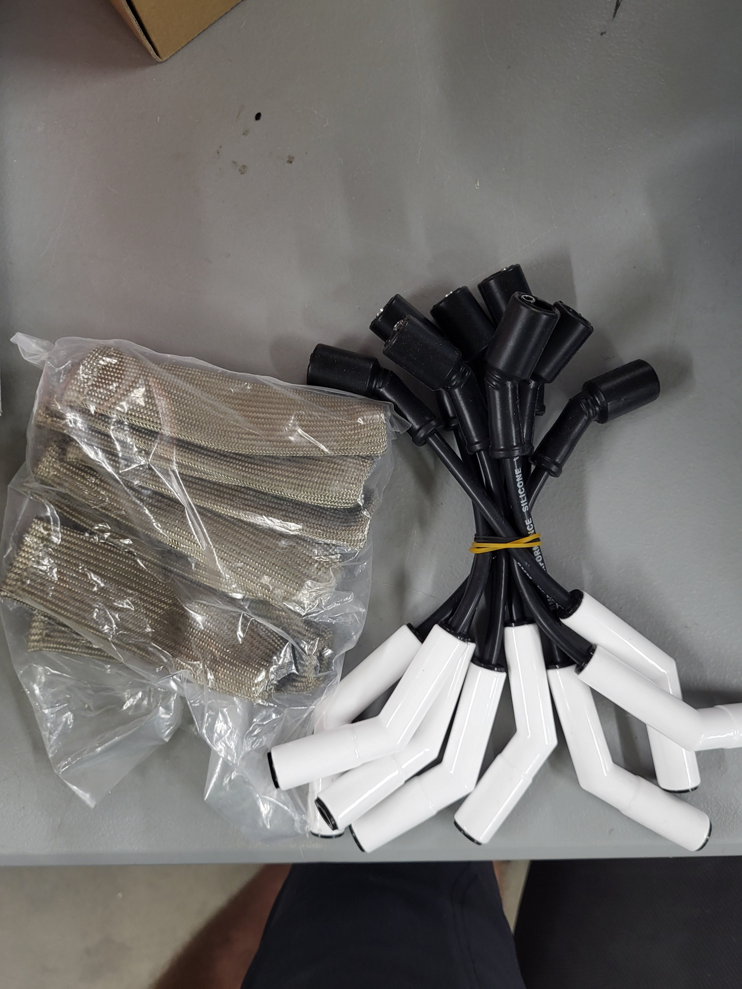 Spark Plug Wires and Thermal Protective Insulator Sleeve