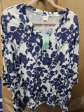 Womens V Neck 3/4 Sleeve (Large)