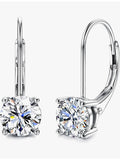 Moissanite S925 Lever Back Earrings