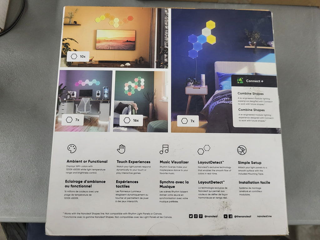 Nanoleaf Shapes Hexagon 7 Light Panels