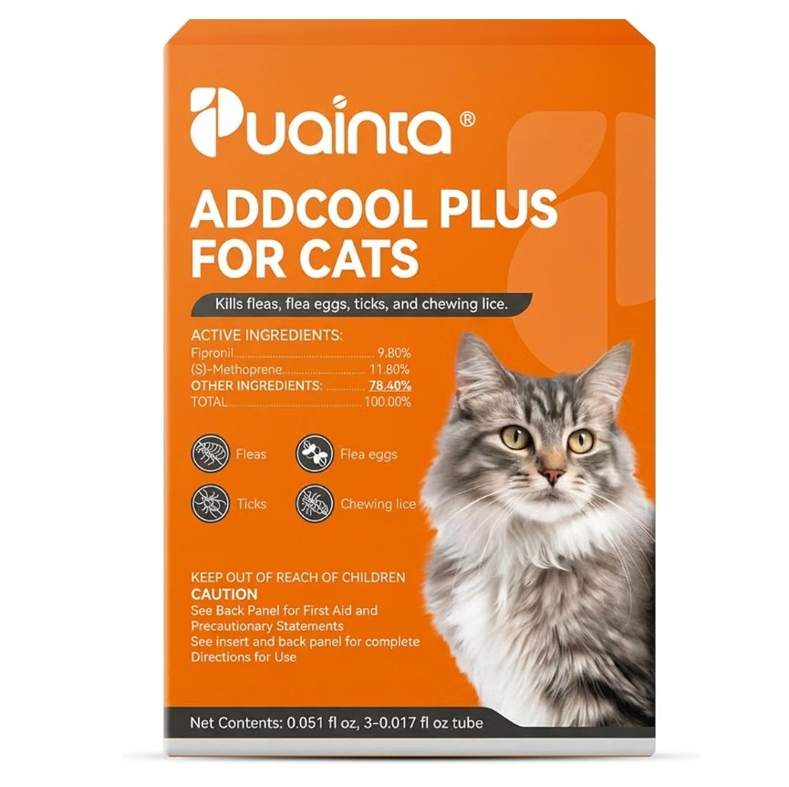 Addcool Plus Flea and Tick Prevention for Cats (3 Months)