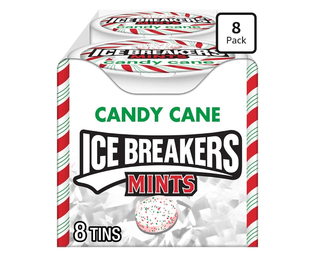 Ice Breakers Mints, Candy Cane (8 pack)
