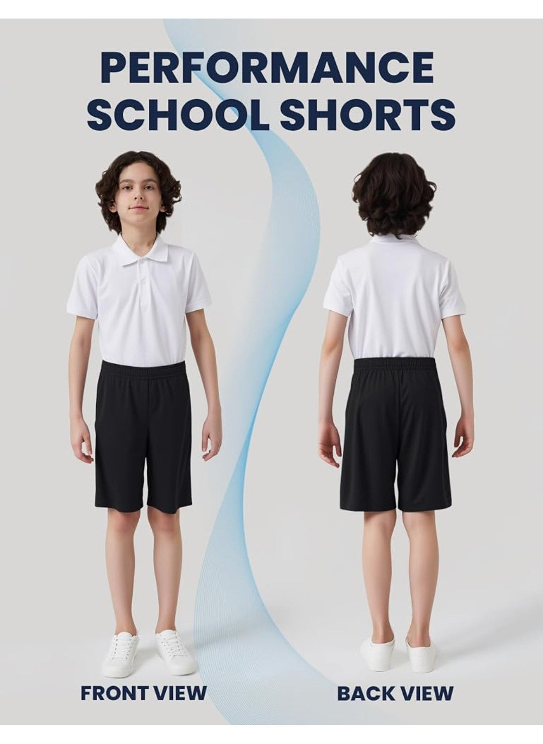 Rupy Boys Athletic Basketball Shorts 5 pack (Size Large)
