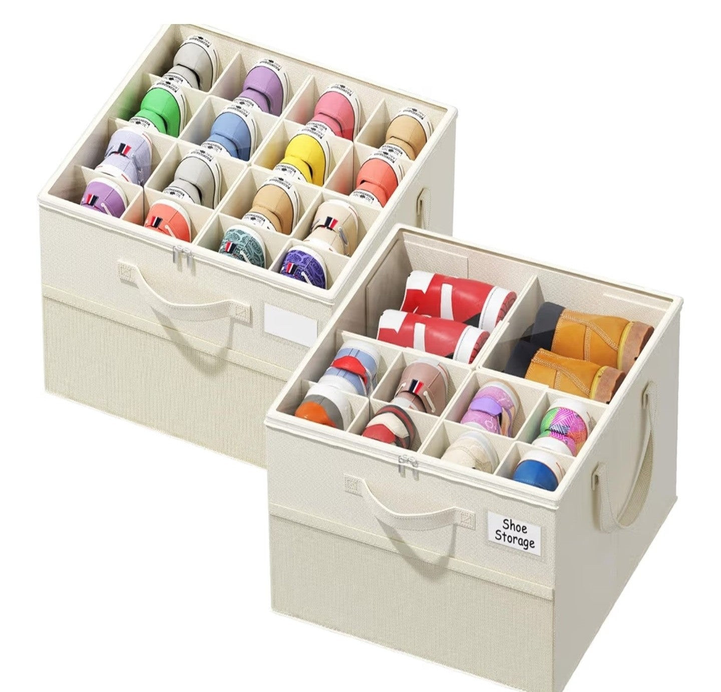 NestOrganix 2 Pack Shoe Organizer