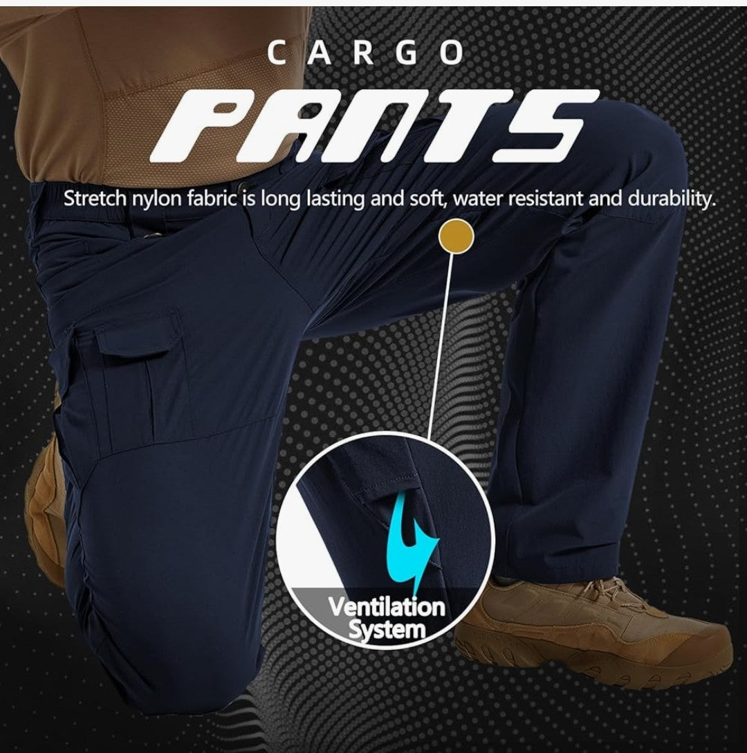 Hiwise Black Cargo Pants (Size 32x30)