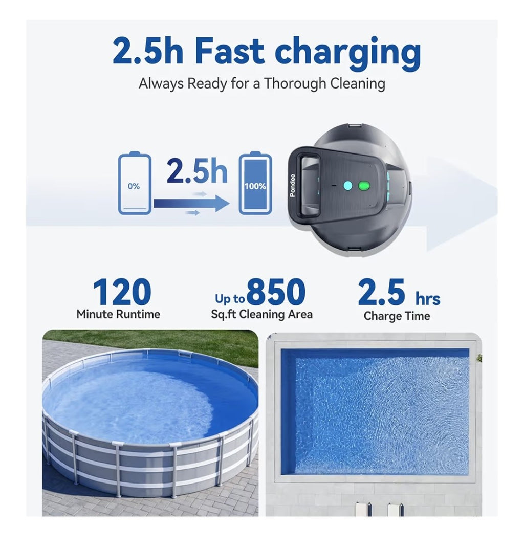 Pondee X1 Robotic Pool Cleaner