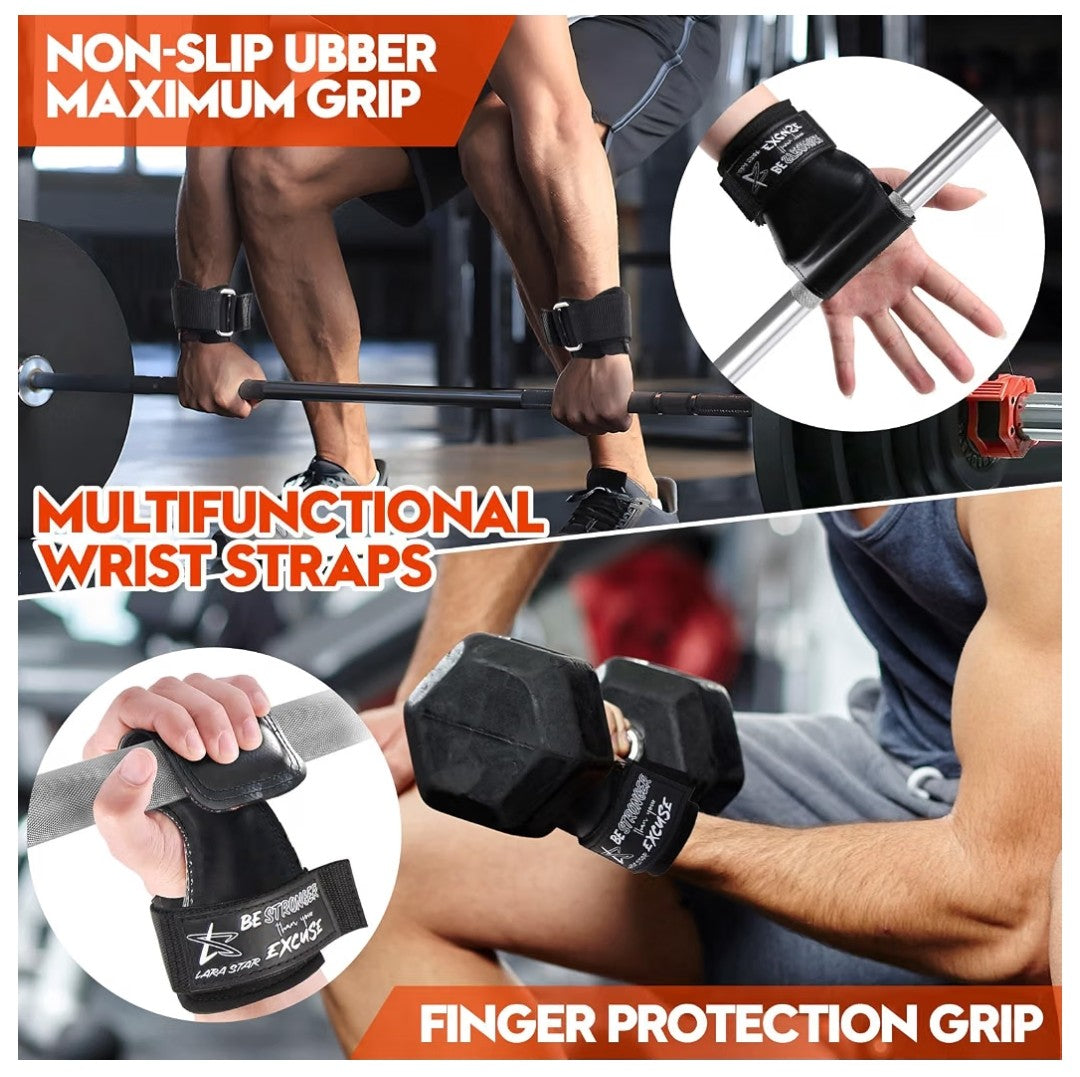 Lara Star Weight Lifting Wrist Straps