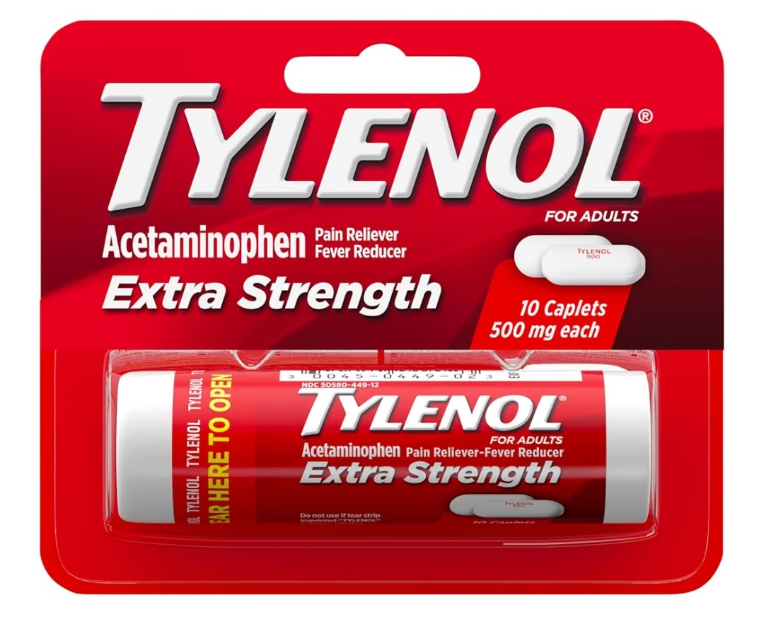 Tylenol Extra Strength, 500mg 10 count (6 pack)