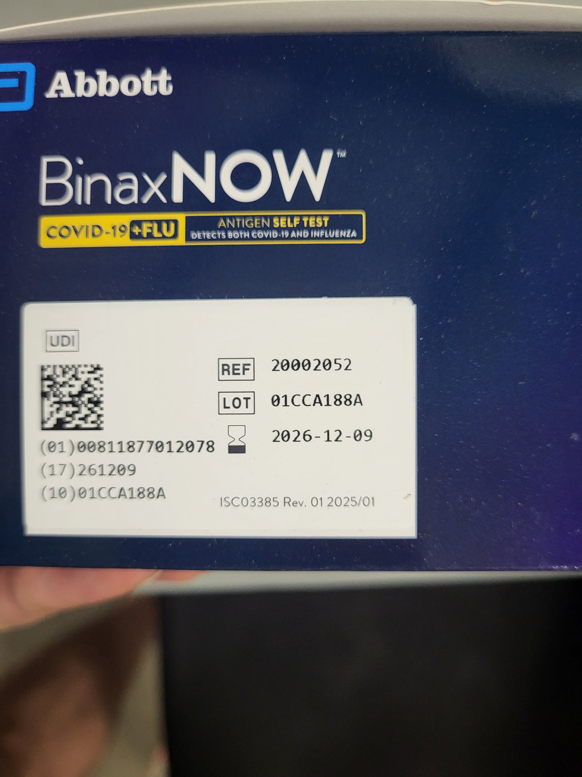 BinaxNOW COVID-19/Flu A&B Self Test (10 Tests)