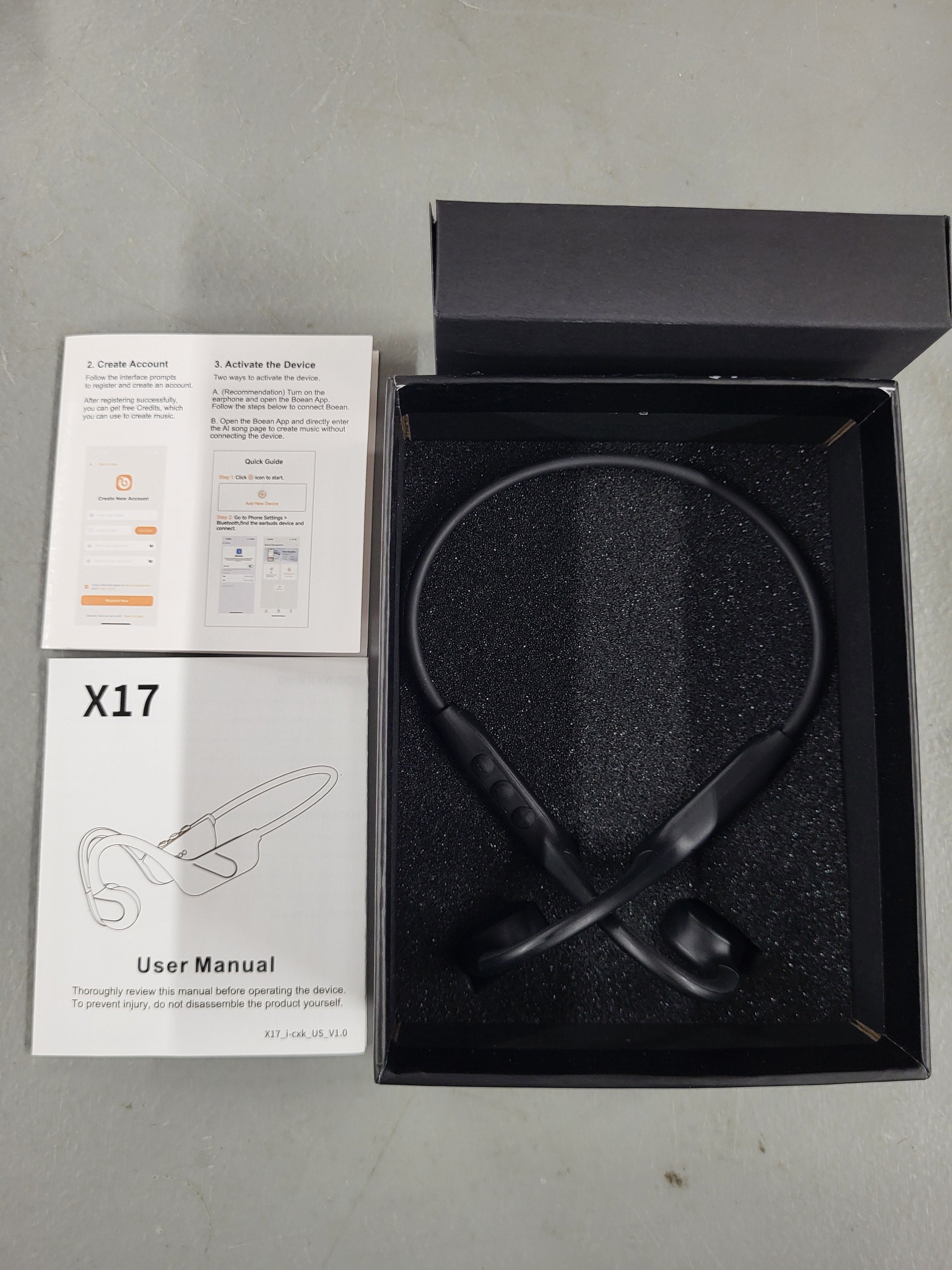 CXK X17 Bone Conduction Headphones