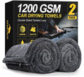 Sminder 1200GSM Car Drying Microfiber Towels (2 pack)