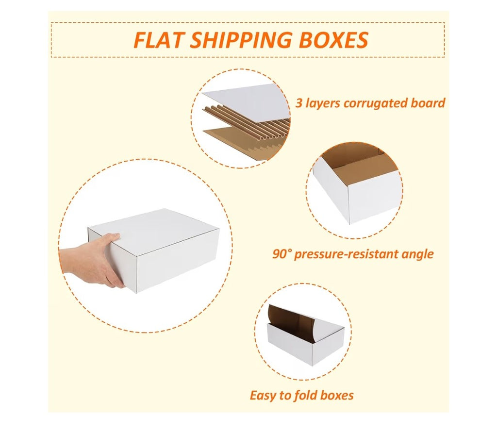 12x9x4 Shipping Boxes 25pcs