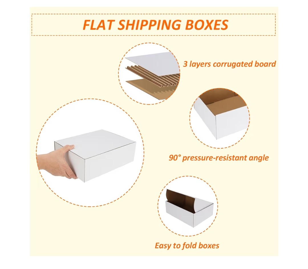 12x9x4 Shipping Boxes 25pcs