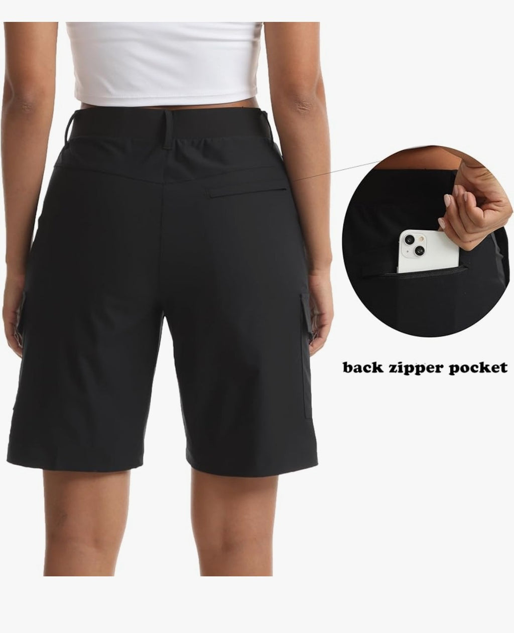 Women's hiking Cargo Shorts (Size Medium)