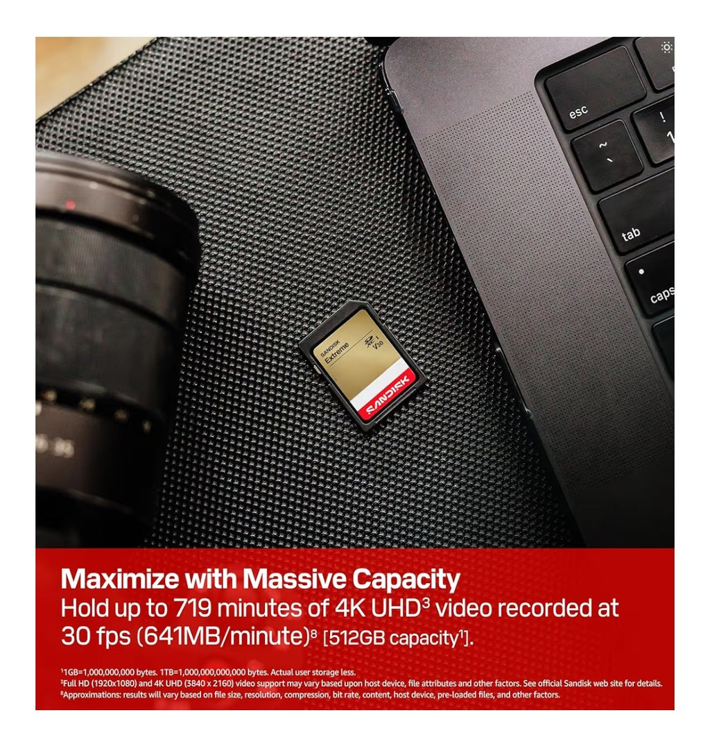 SANDISK 128GB Extreme SD