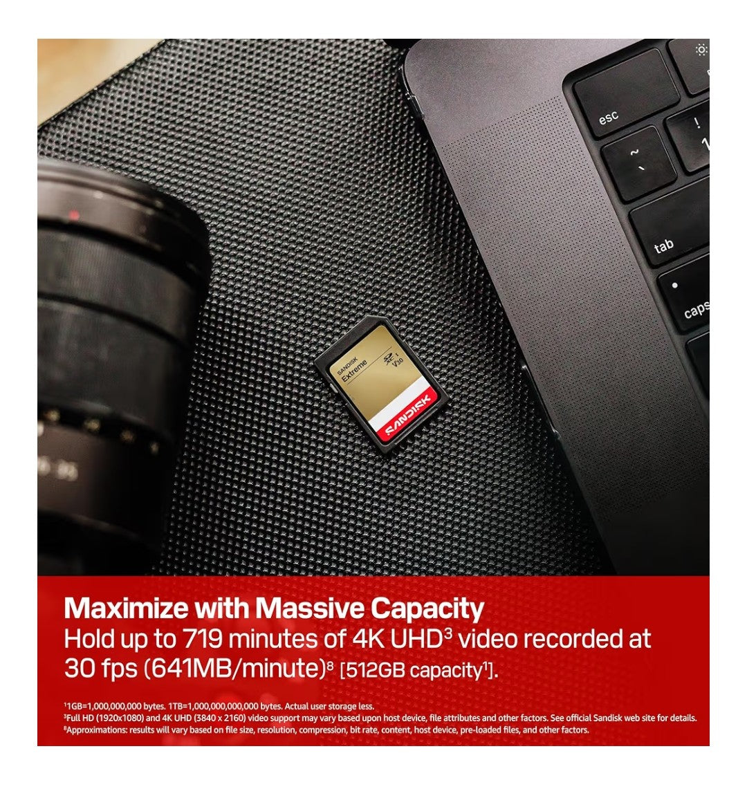 SANDISK 128GB Extreme SD