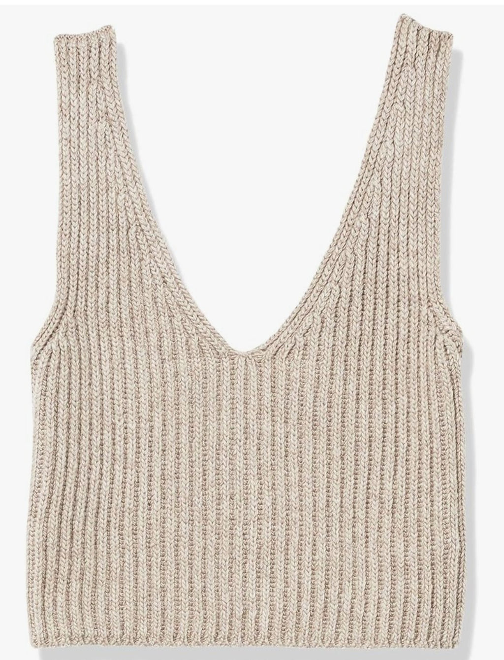The Drop V-Neck Cropped Sweater Tank