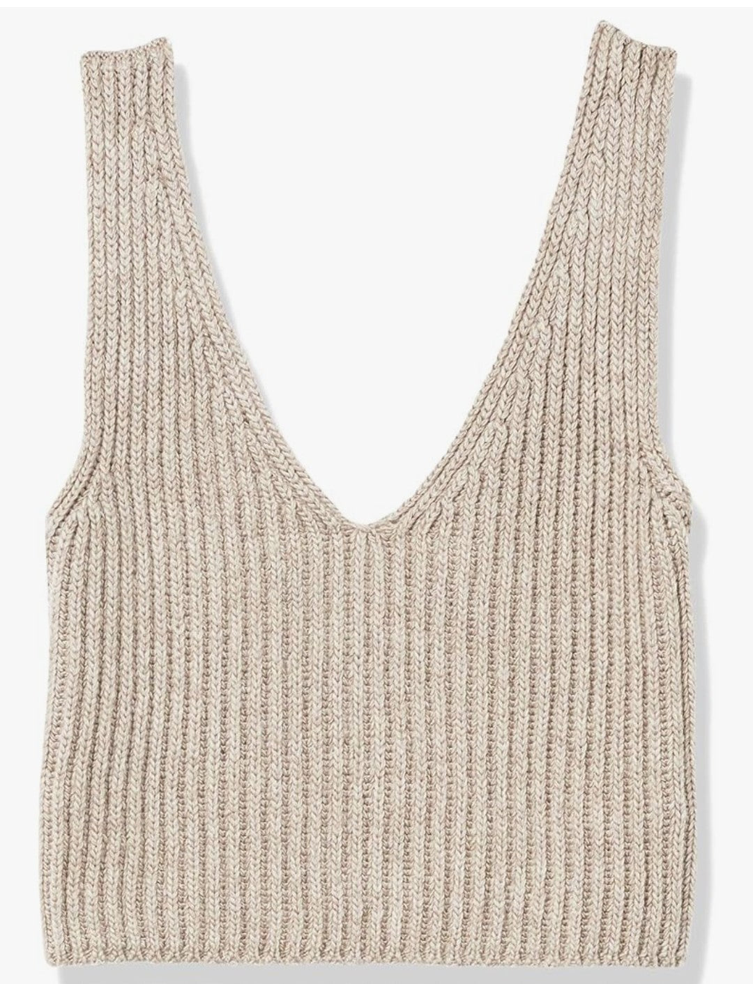 The Drop V-Neck Cropped Sweater Tank