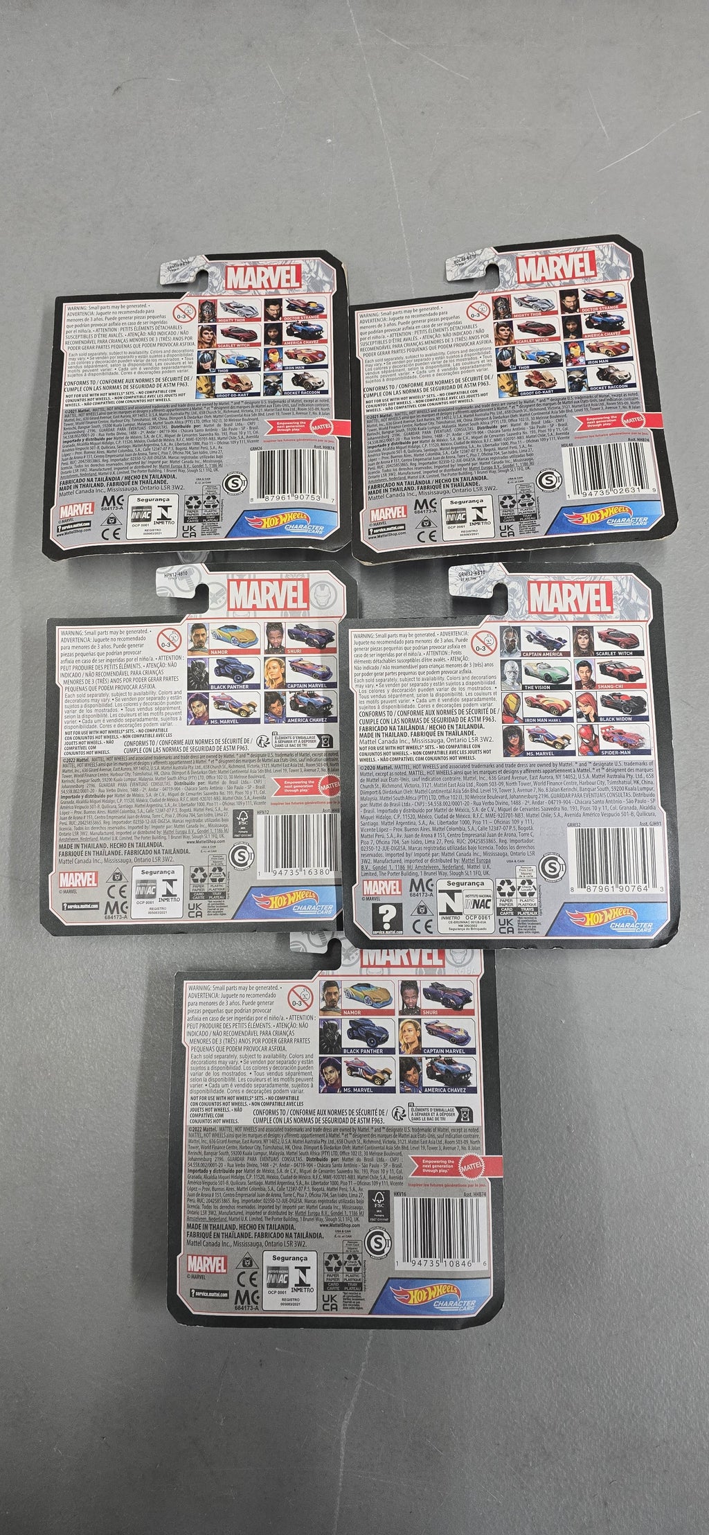Marvel Hot Wheels