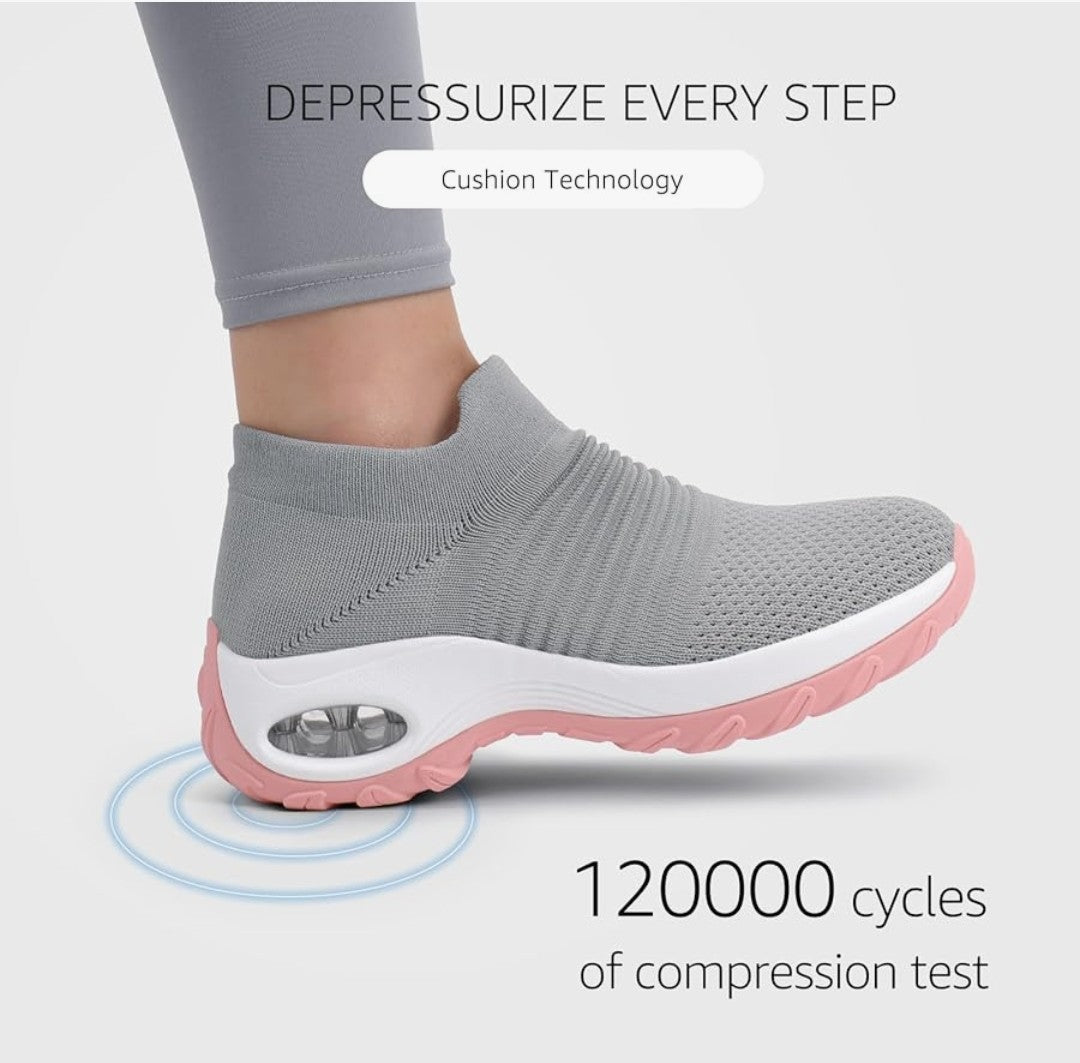 STQ Slip on Walking Shoes (Womens size 8)