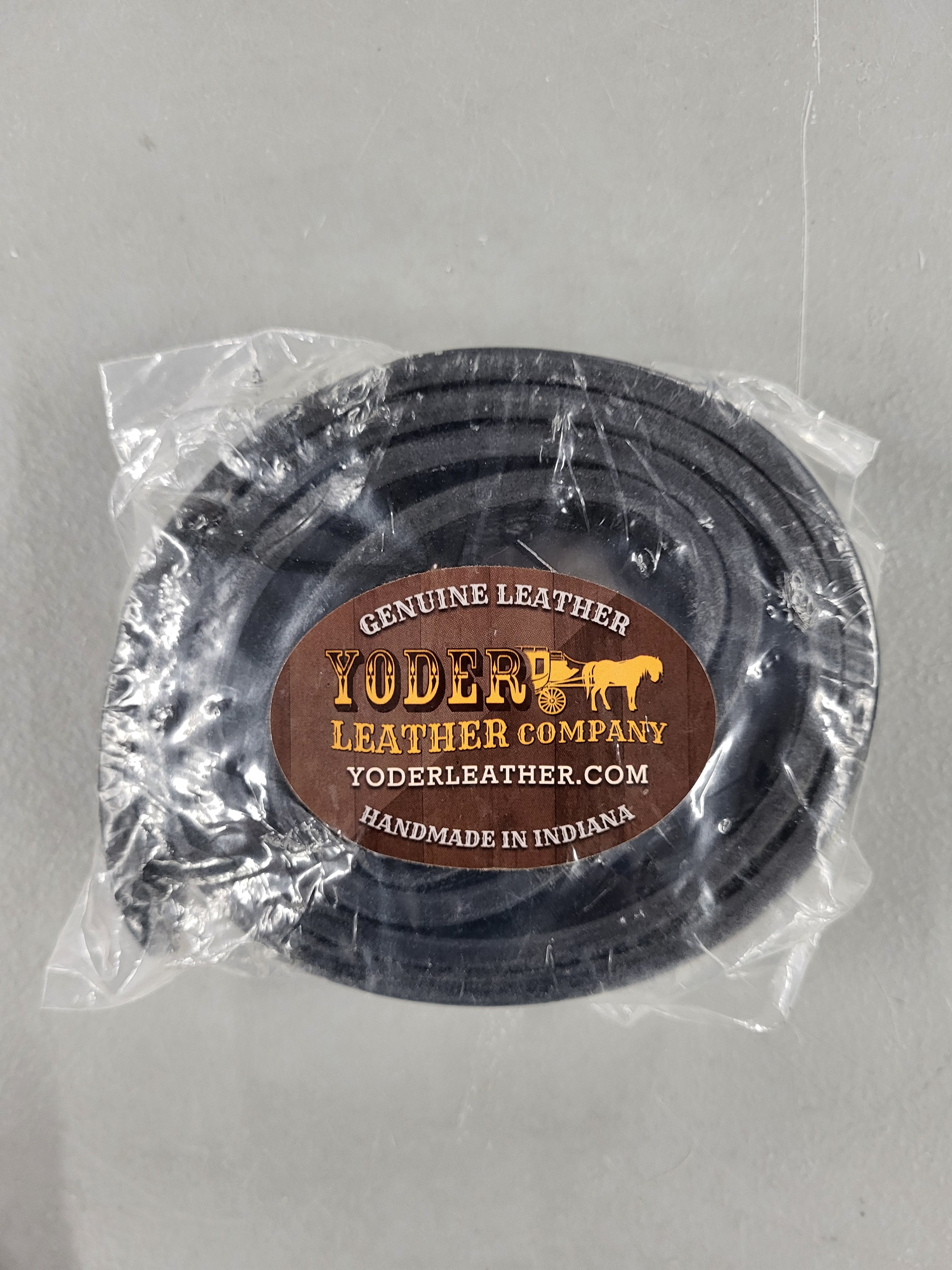 Yonder Leather Company Leather Belt with Hidden Money Pocket (Size 40)