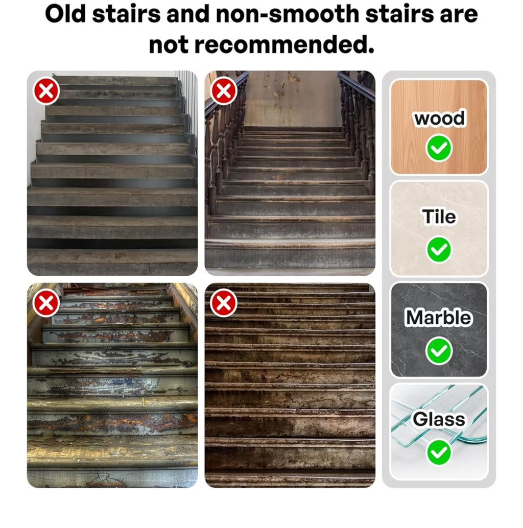 Stair Treads for Wooden Steps 15pcs - 8x30in