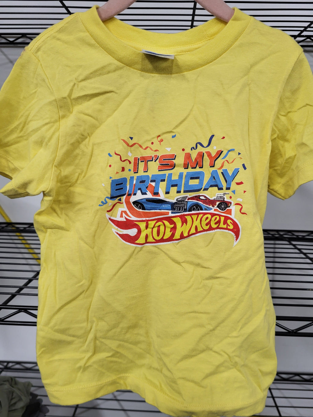 Hot Wheels It's My Birthday T-Shirt (4T)
