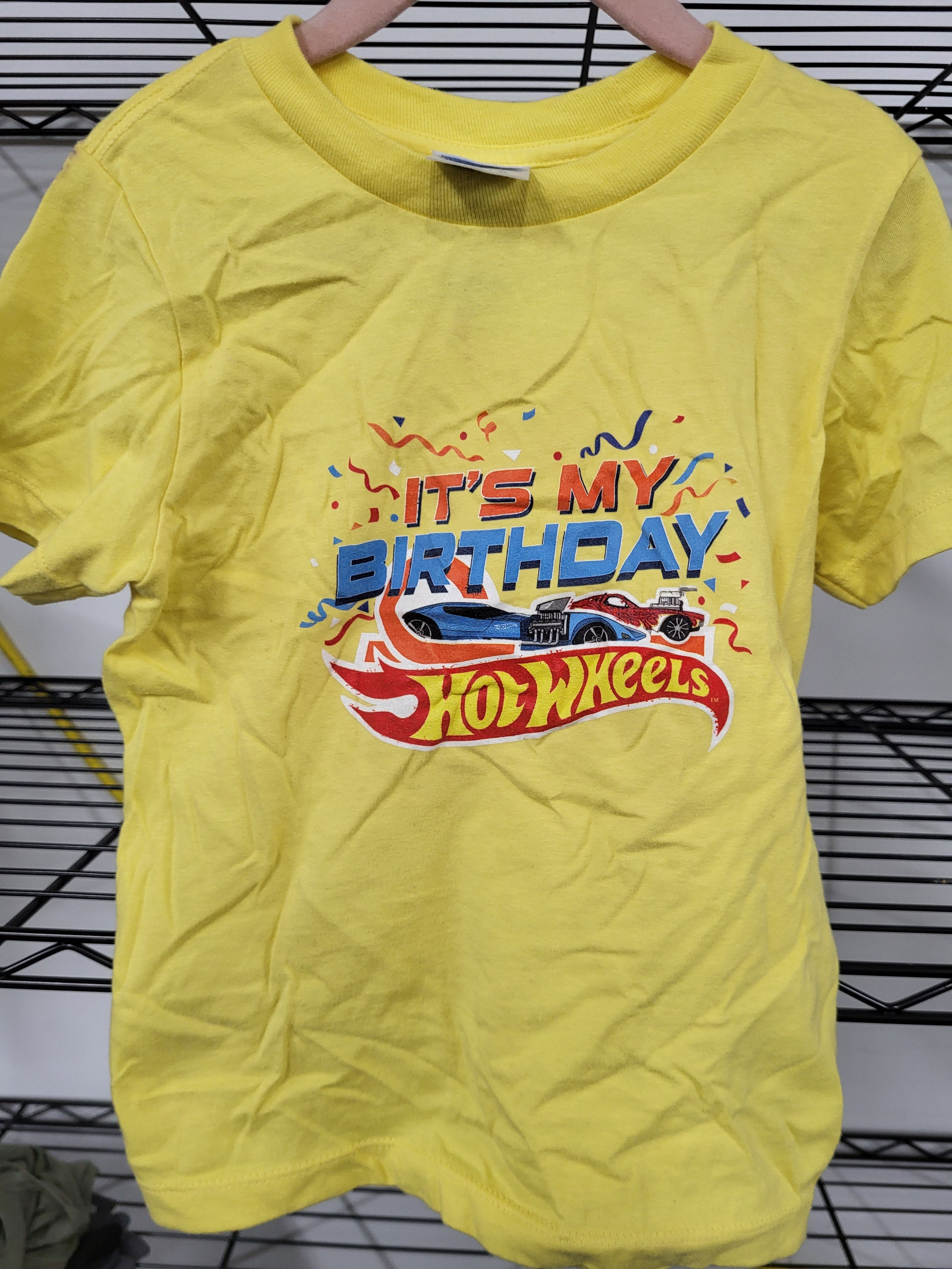 Hot Wheels It's My Birthday T-Shirt (4T)