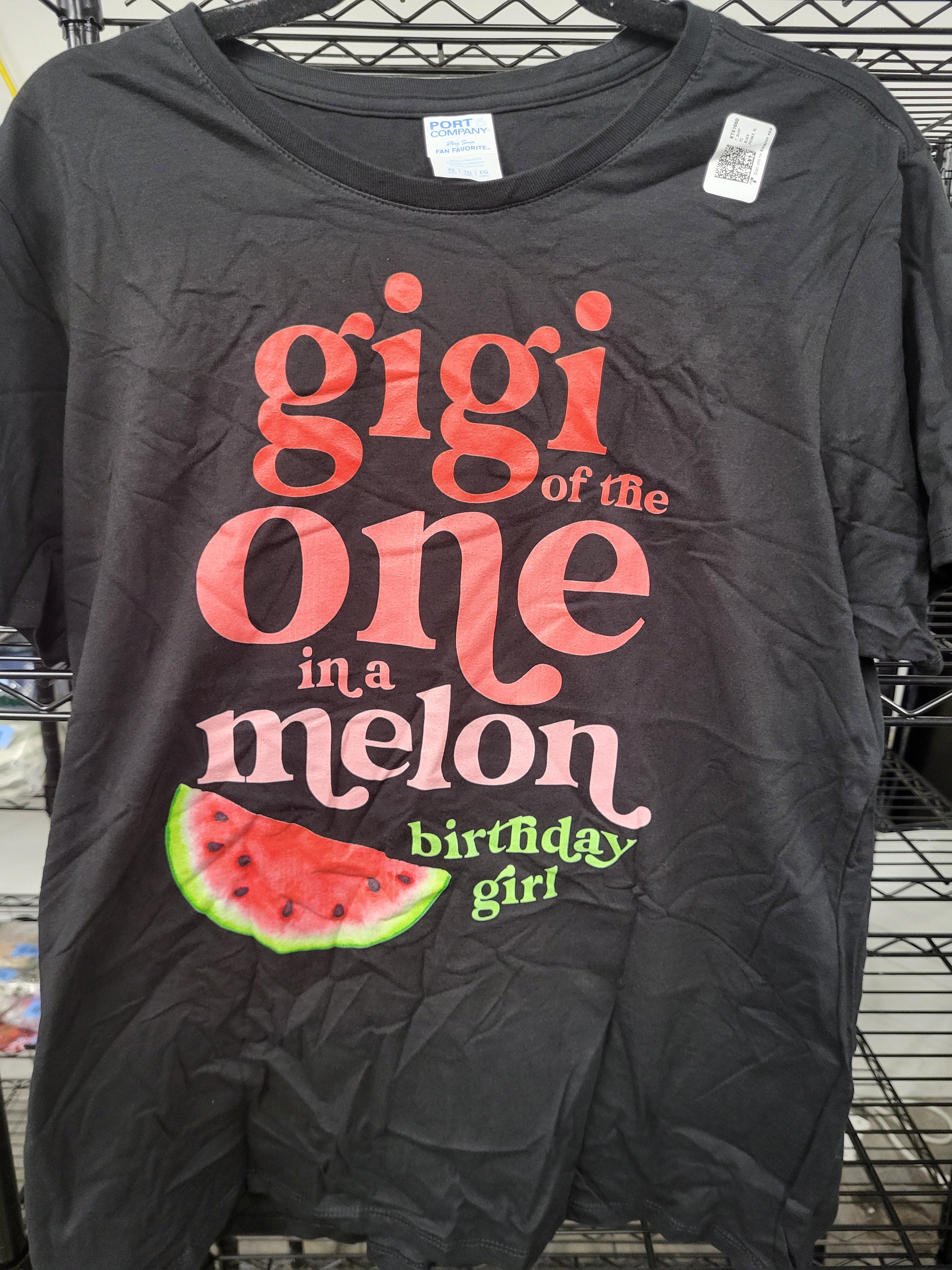 Gigi of the One In A Melon Birthday Girl T-Shirt (XL)