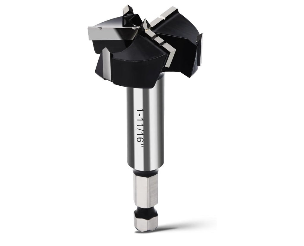 Forstner Drill Bit, 1-11/16" Quick Change Hex Shank