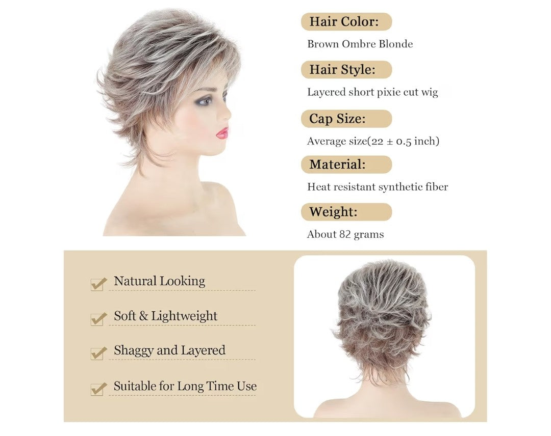 Blonde Pixie Wig