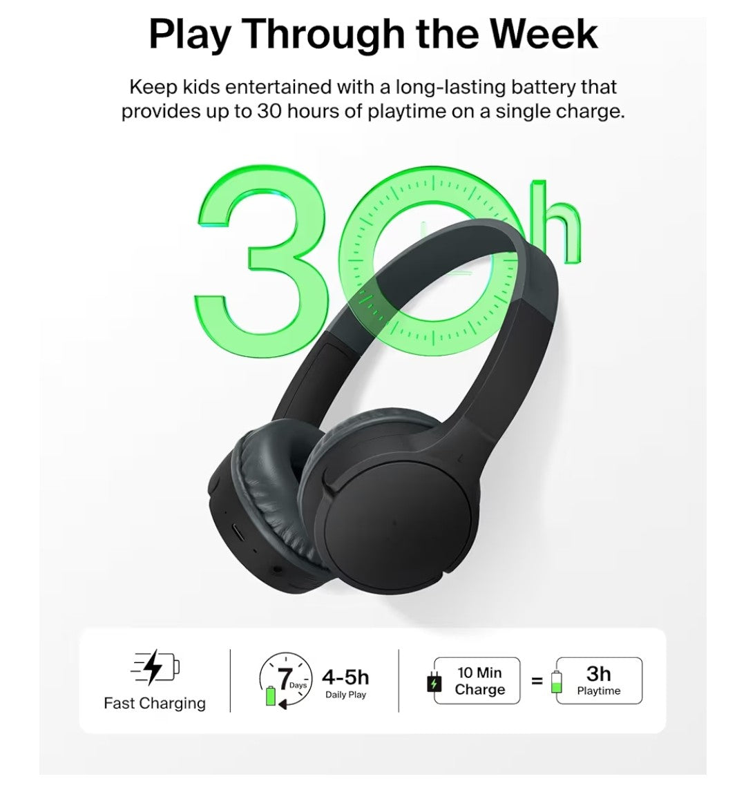 Belkin SoundForm Mini Wireless Kids Headphones