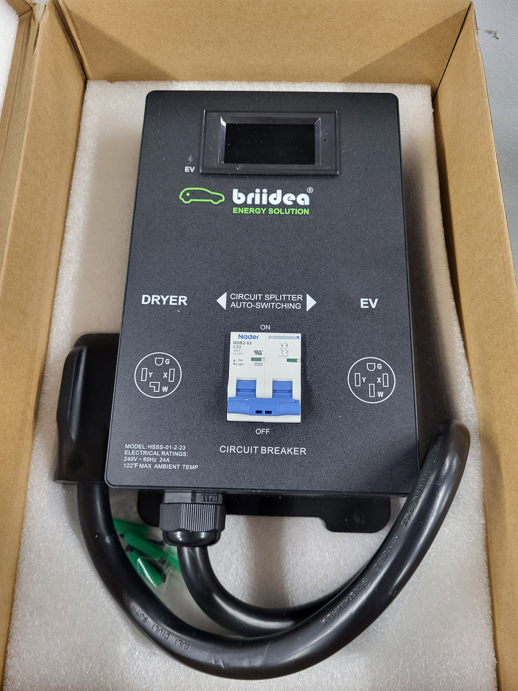 Briidea Automatic Power Switch for Dryer and EV
